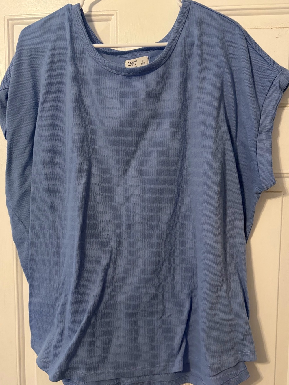 Women’s Light Blue Short Sleeve Crew Tee